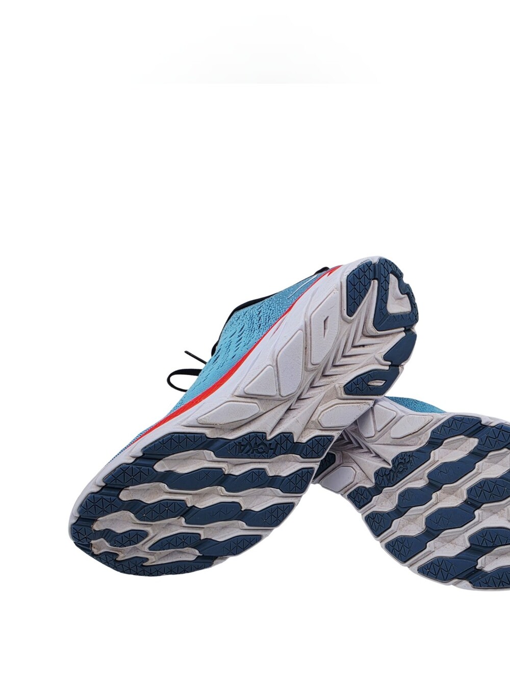 HOKA Men's Clifton 8 Sneakers Everyday Trainer Real Teal Aquarelle 10.5 Wide - Picture 9 of 11